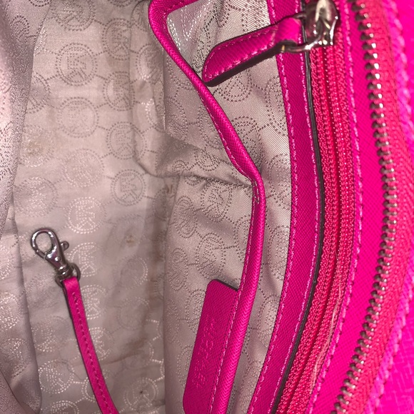 Hot Pink Michael Kors Hand Bag - Picture 2 of 2